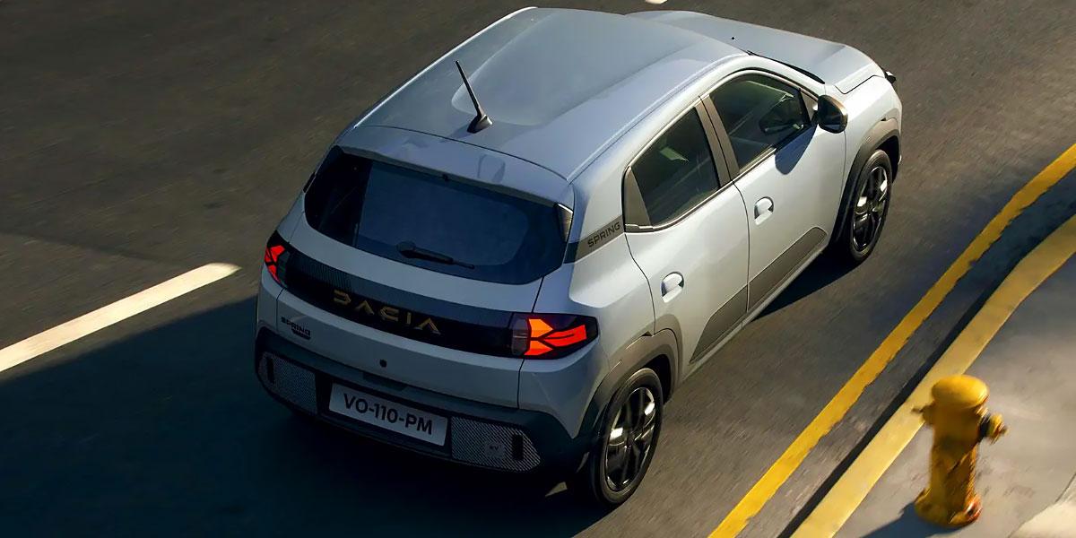 Dacia Spring Electric: Rückansicht