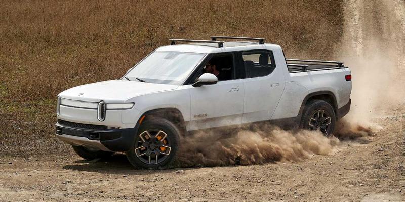 Rivian R1T: Linke Seitenansicht