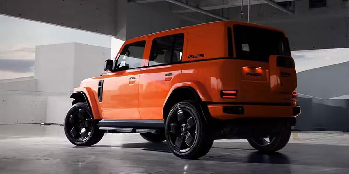 Chery iCar Super V23: Rückansicht