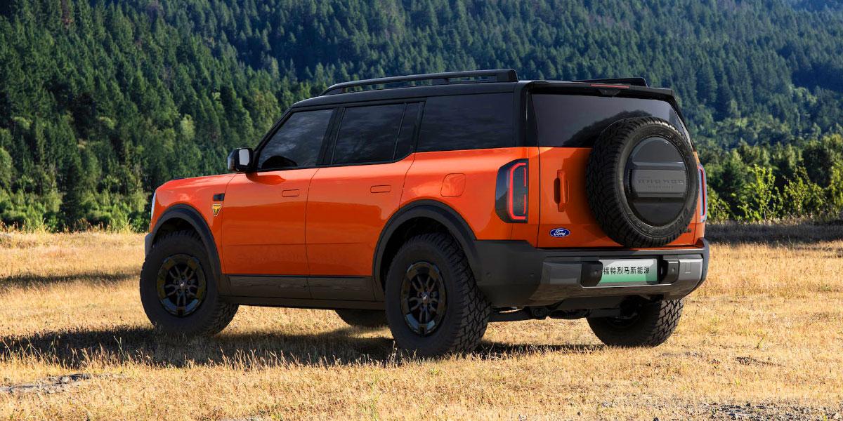 Ford Bronco EV : Rückansicht