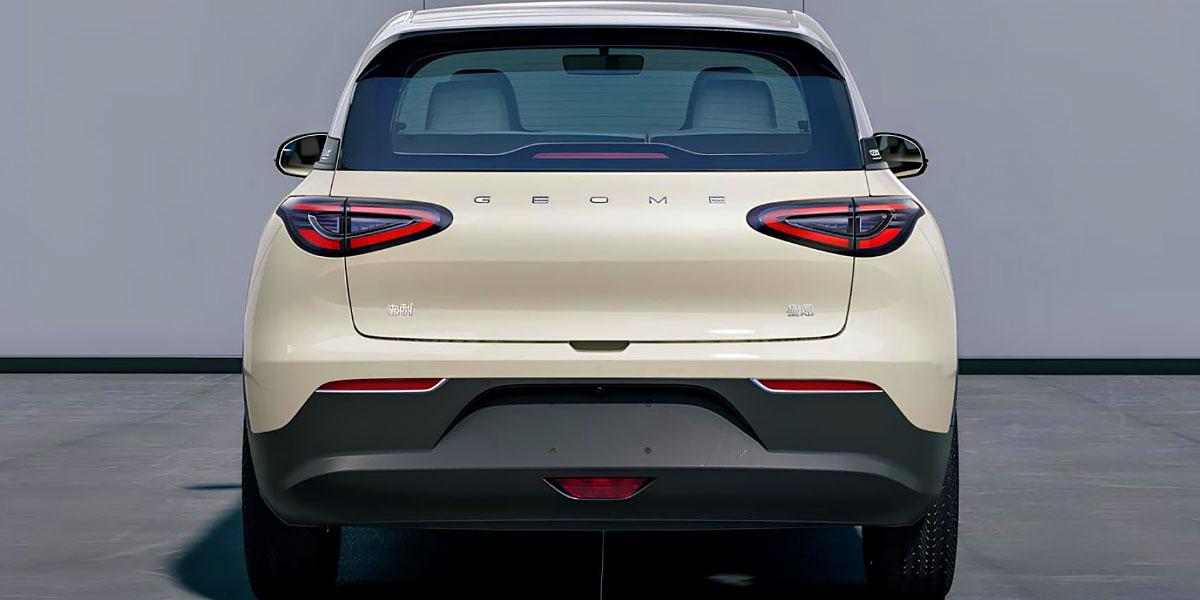 Geely EX2: Rückansicht