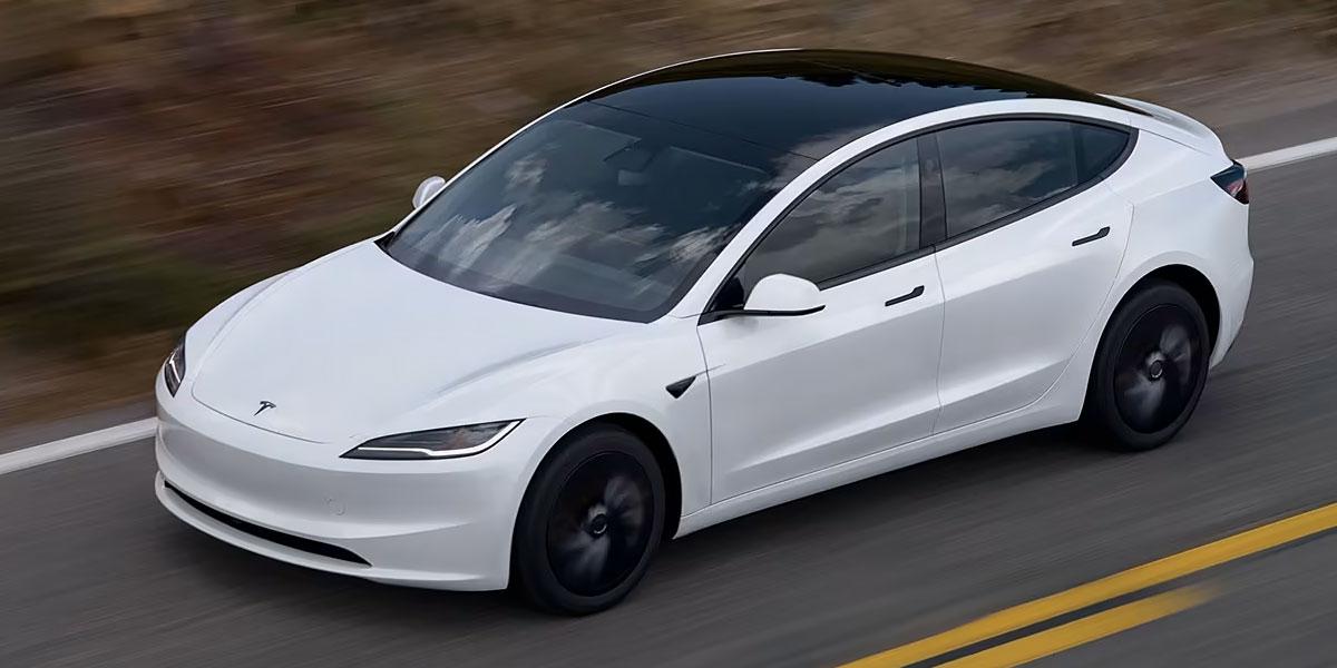 Tesla Model 3: Ansicht von links
