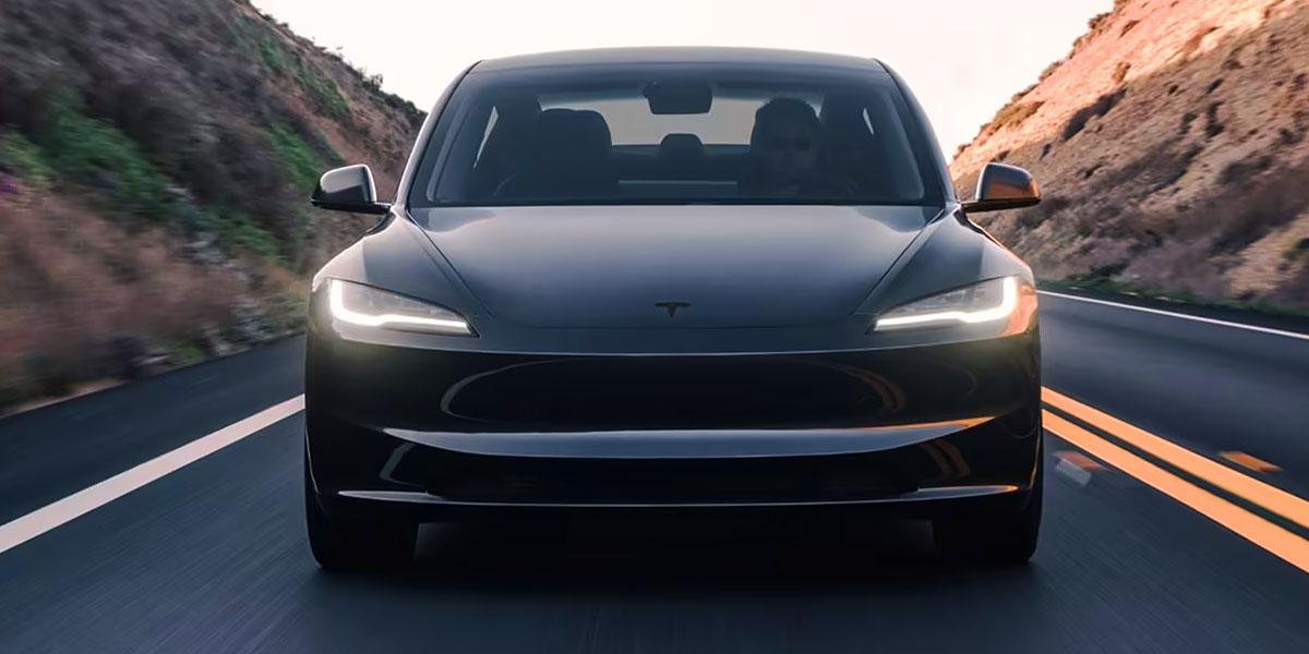 Tesla Model 3: Vorderansicht