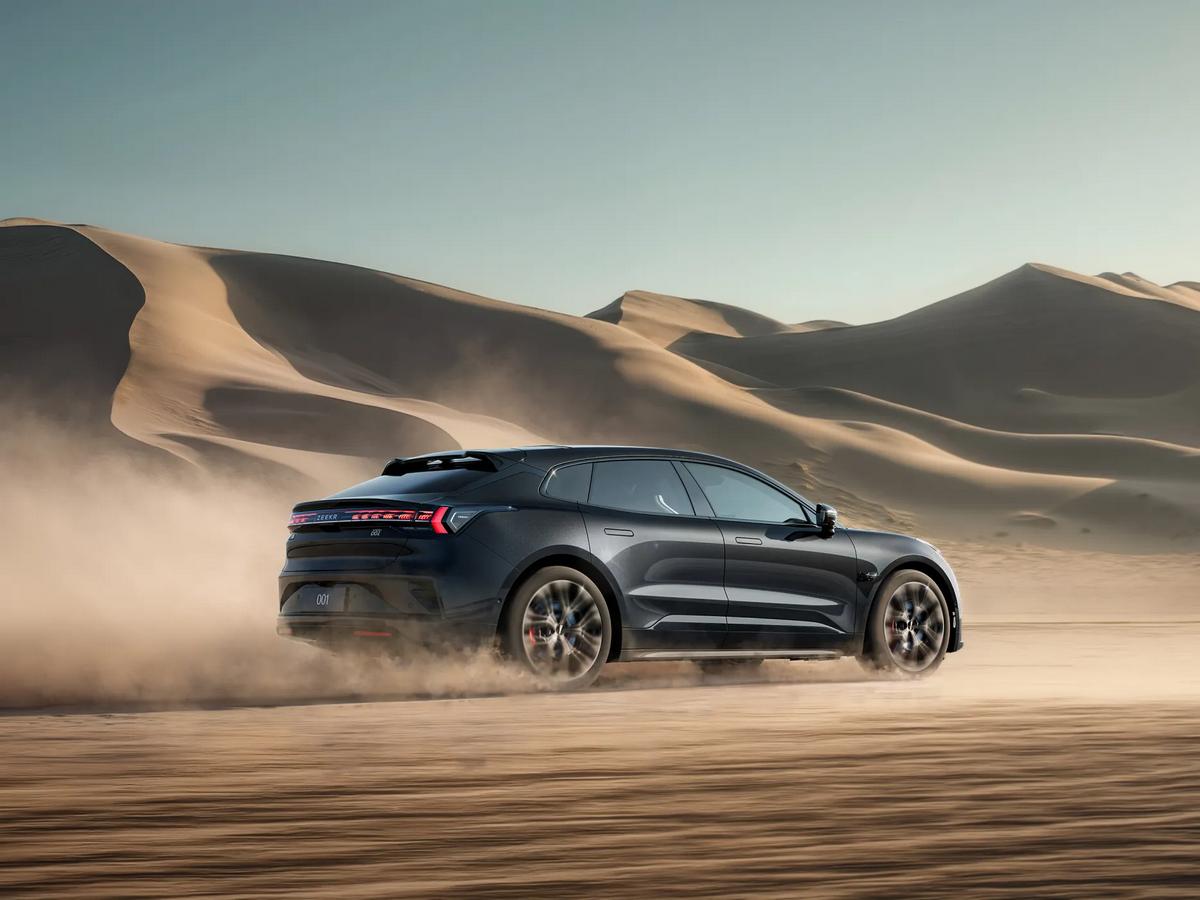 Zeekr 001: Ansicht von rechts