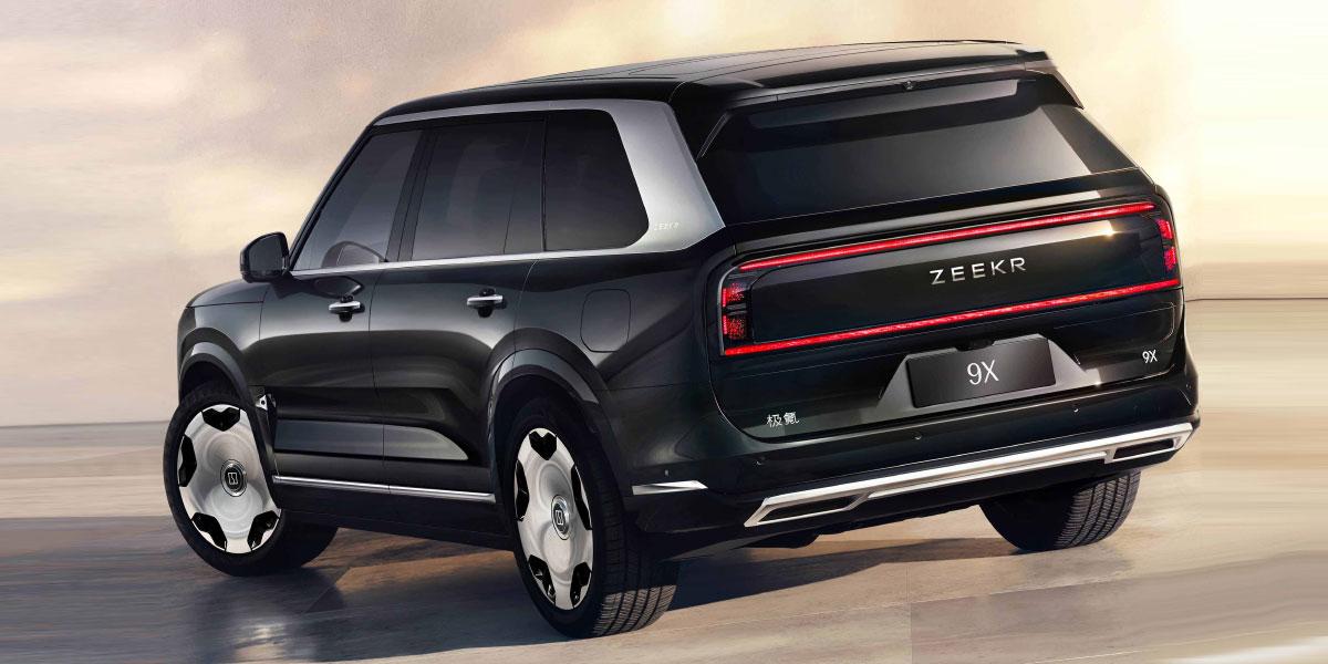 Zeekr 9X: Rückansicht