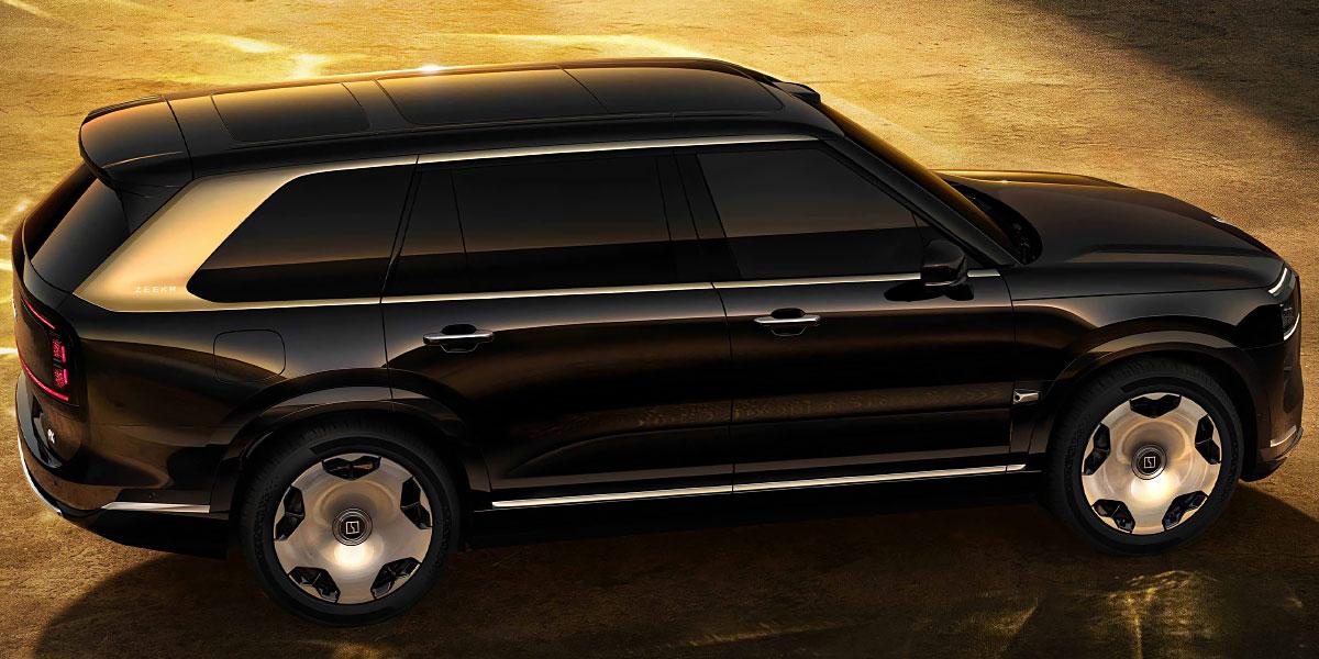 Zeekr 9X: Ansicht von rechts