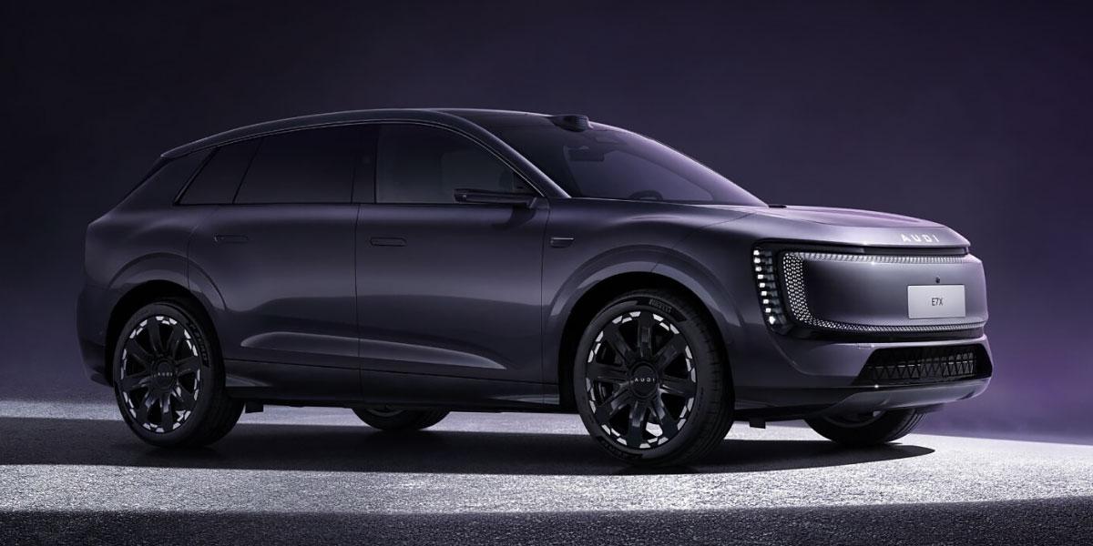 AUDI E7X: Ansicht von rechts