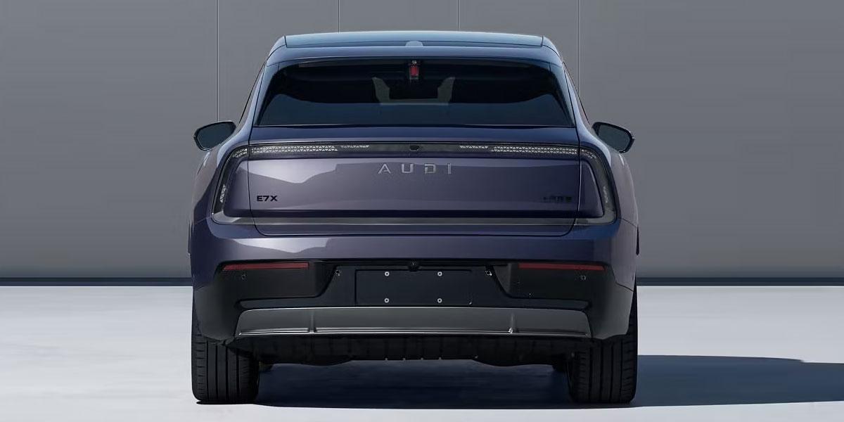 AUDI E7X: Rückansicht