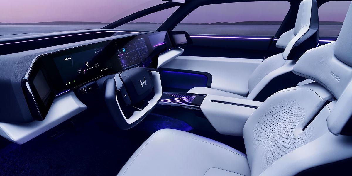 Acura RSX EV: Interieur und Technologie