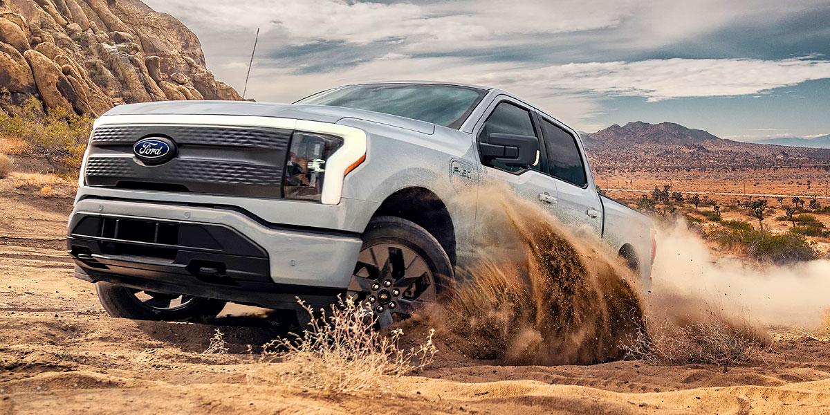 FORD F-150 Lightning: Ansicht von links