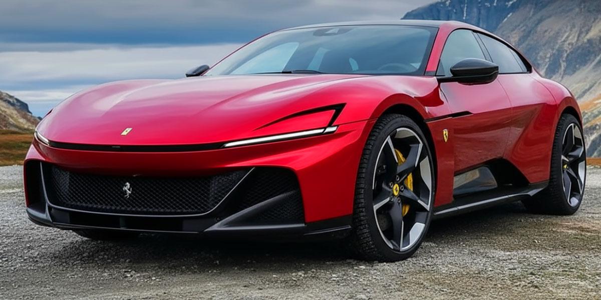 Ferrari Elettrica: Vorderansicht