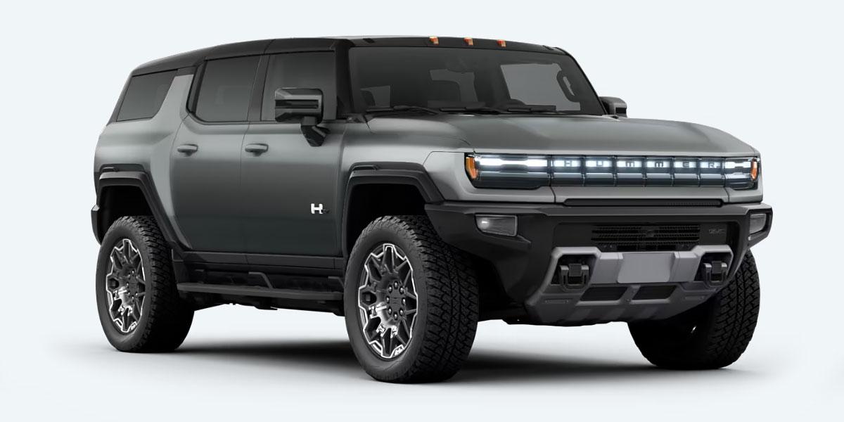 GMC Hummer EV SUV: Ansicht von rechts