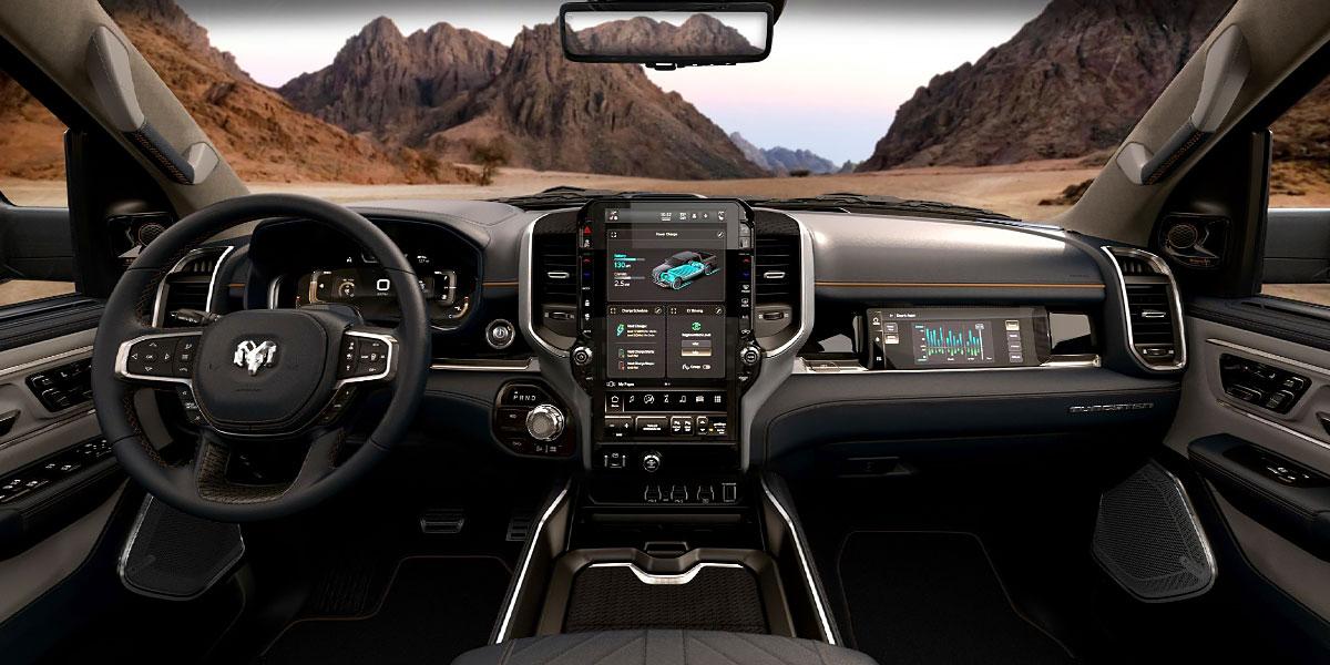 RAM 1500 REV: Interieur & Technologie