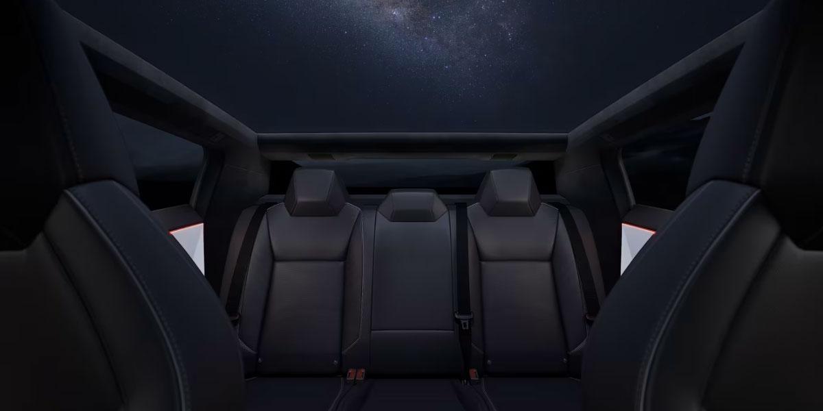 Tesla Cybertruck: Interieur