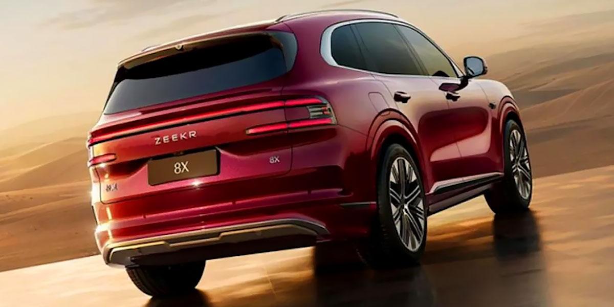 Zeekr 8X: Rückansicht