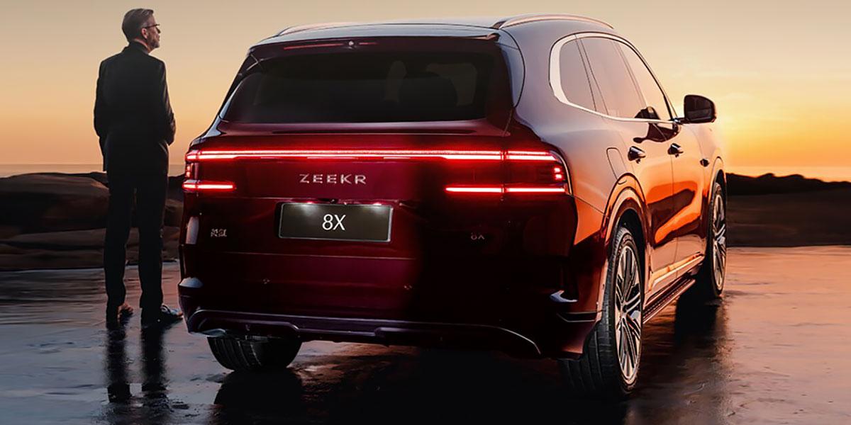 Zeekr 8X: Rückansicht