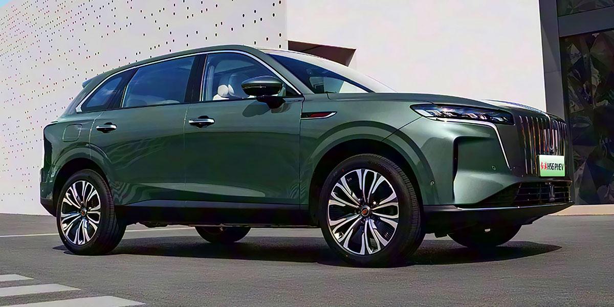 Hongqi HS6: Ansicht von rechts