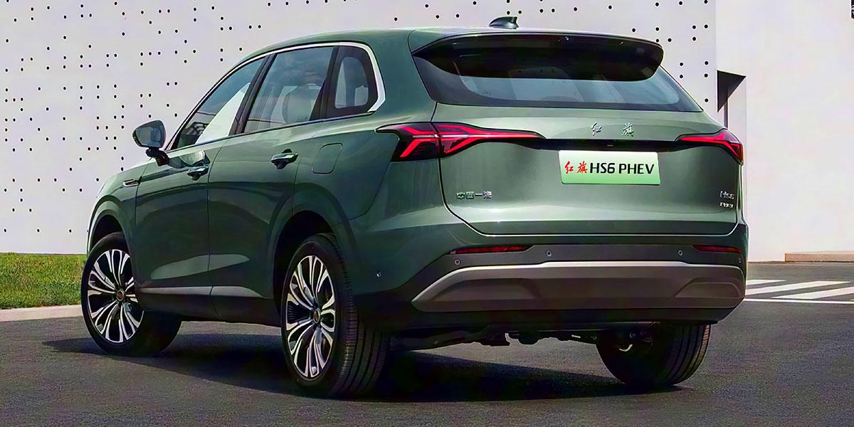 Hongqi HS6: Rückansicht