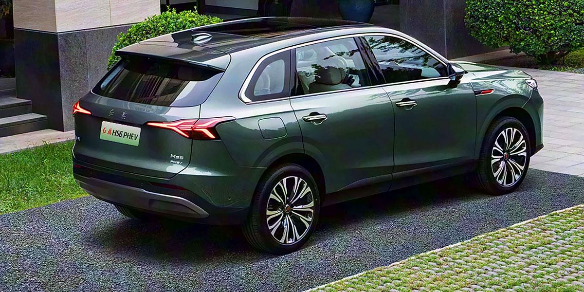 Hongqi HS6: Rückansicht