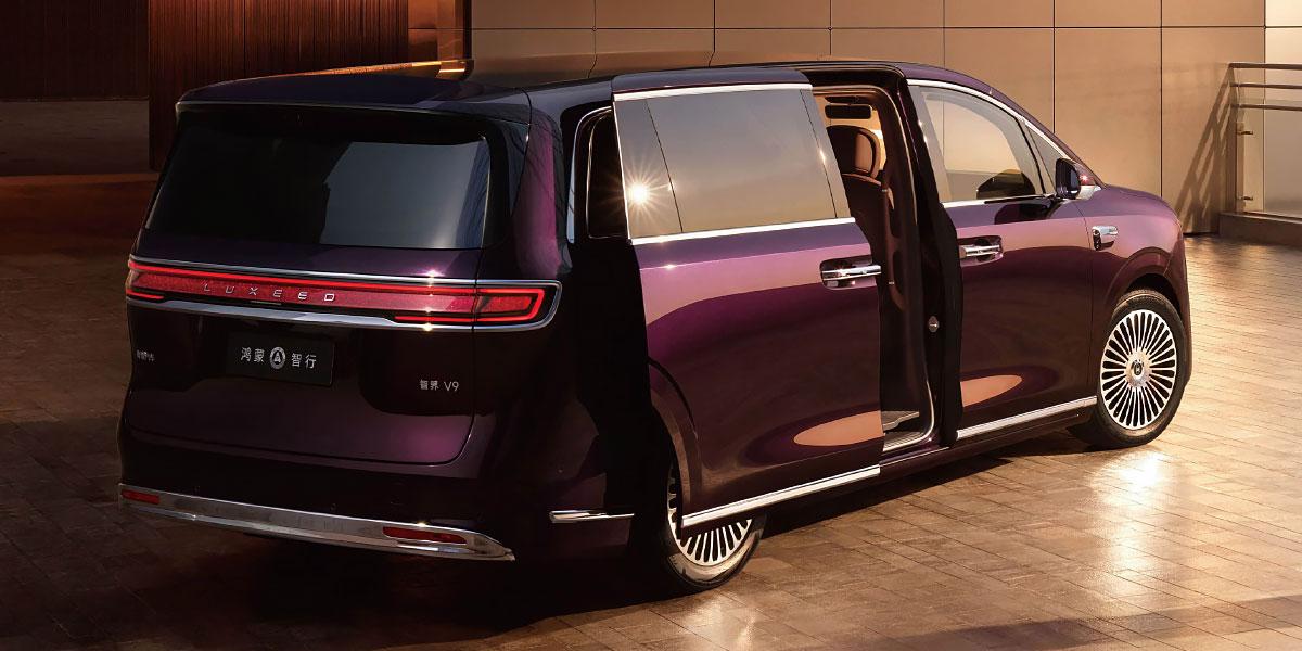 Luxeed V9: Ansicht von rechts