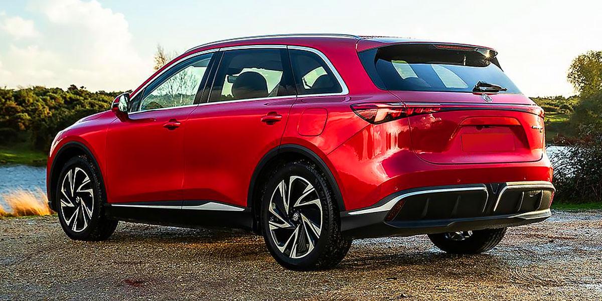 MG MGS6 EV: Rückansicht