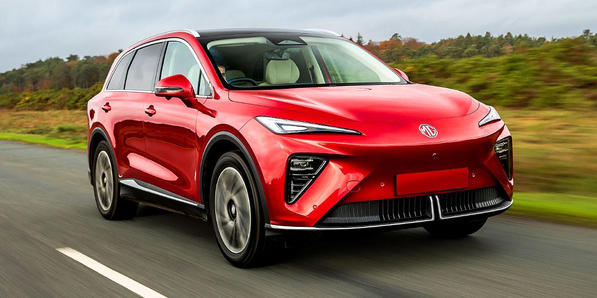 MG MGS6 EV: Ansicht von rechts