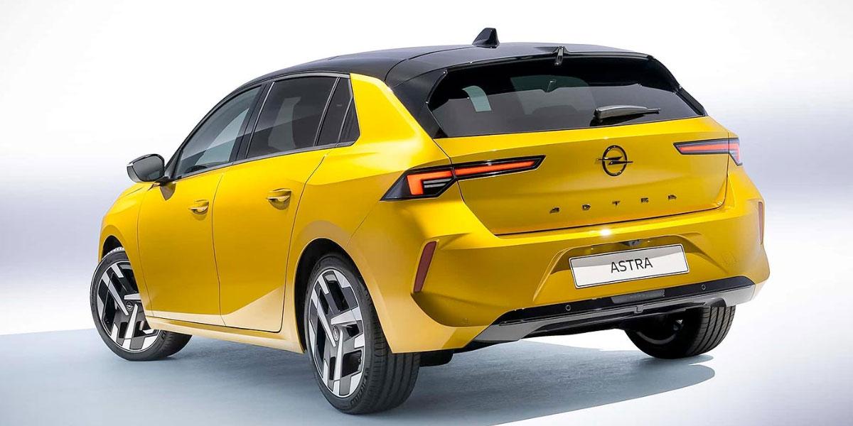 Opel Astra Electric: Rückansicht