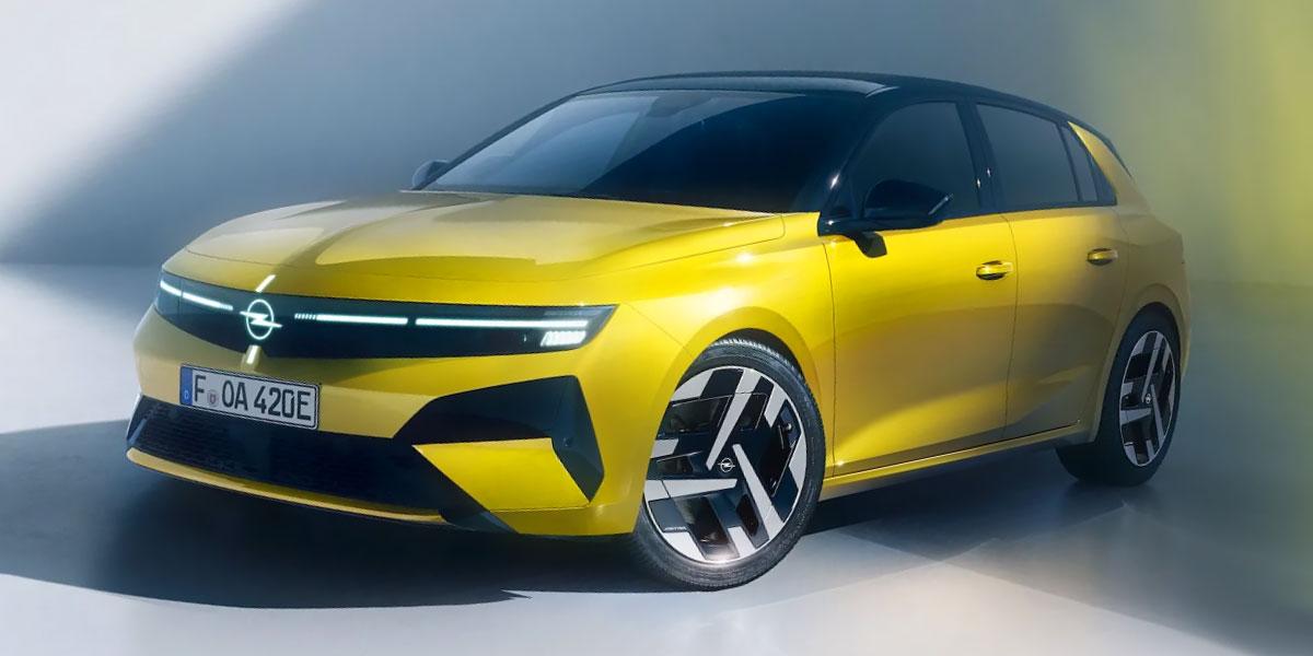 Opel Astra Electric: Ansicht von links