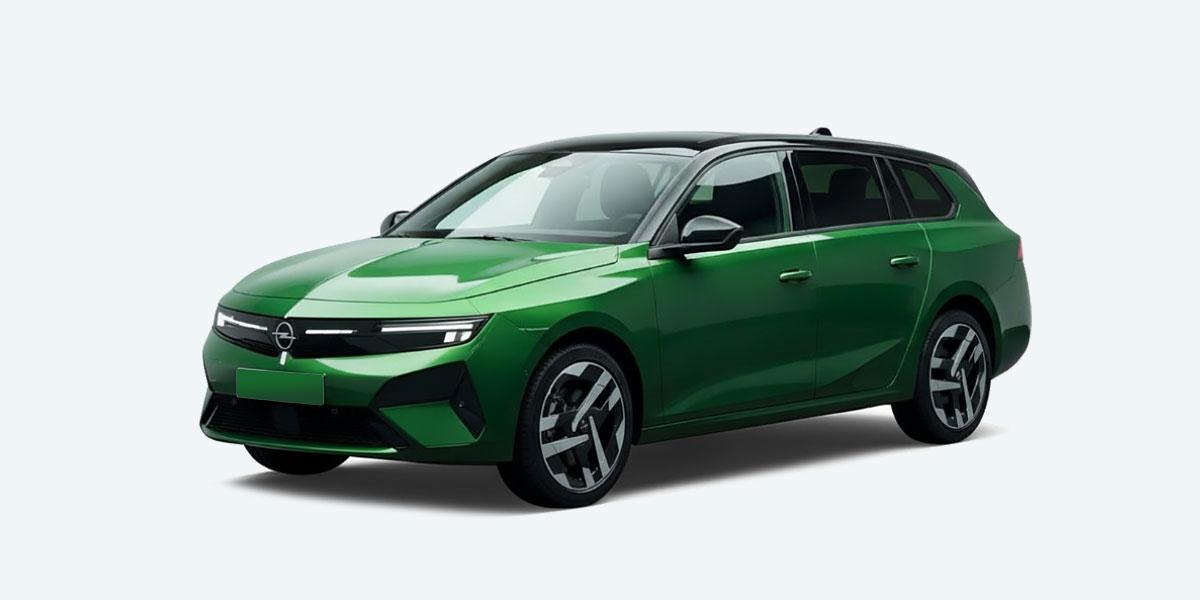 Opel Astra Sports Tourer Electric: Ansicht von links