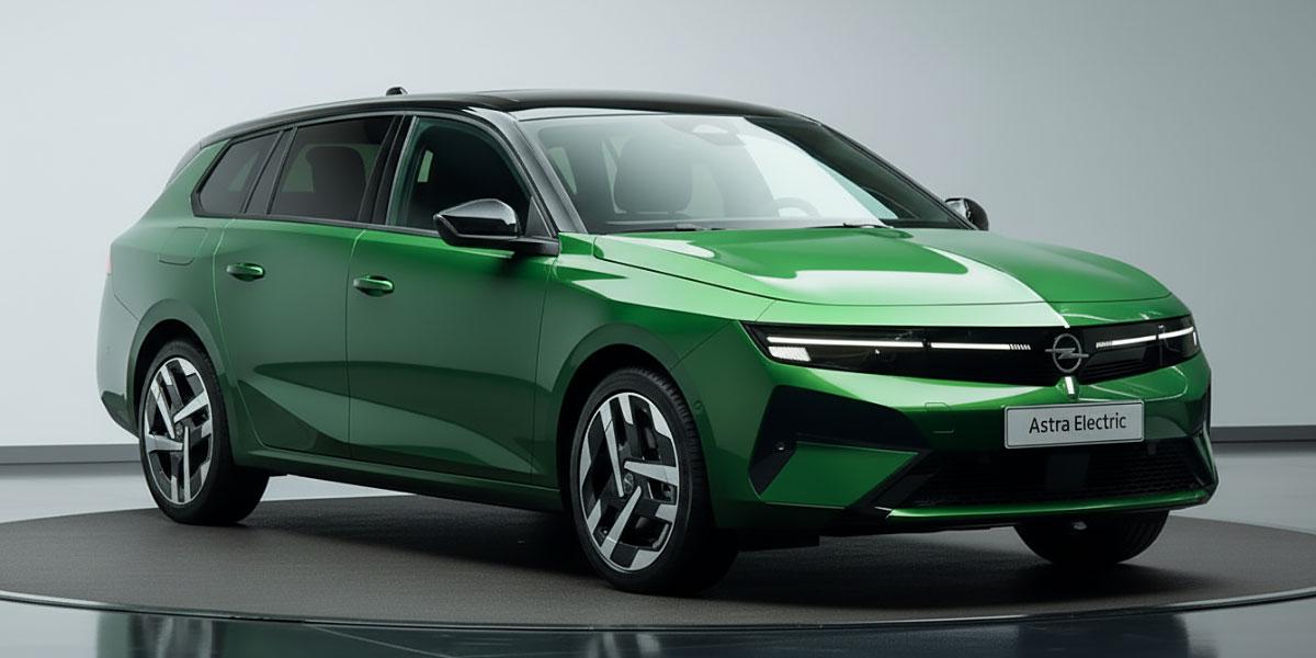 Opel Astra Sports Tourer Electric: Ansicht von rechts