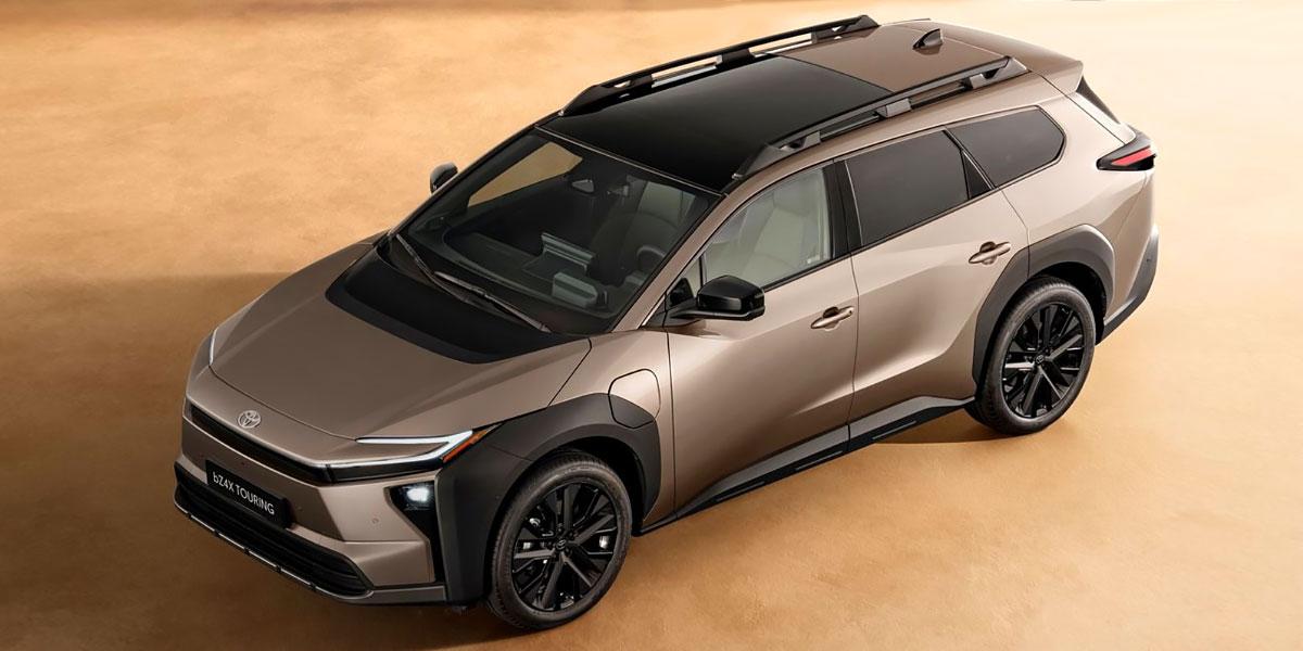 Toyota bZ4X Touring: Draufsicht