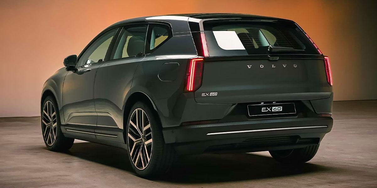 Volvo EX60: Rückansicht