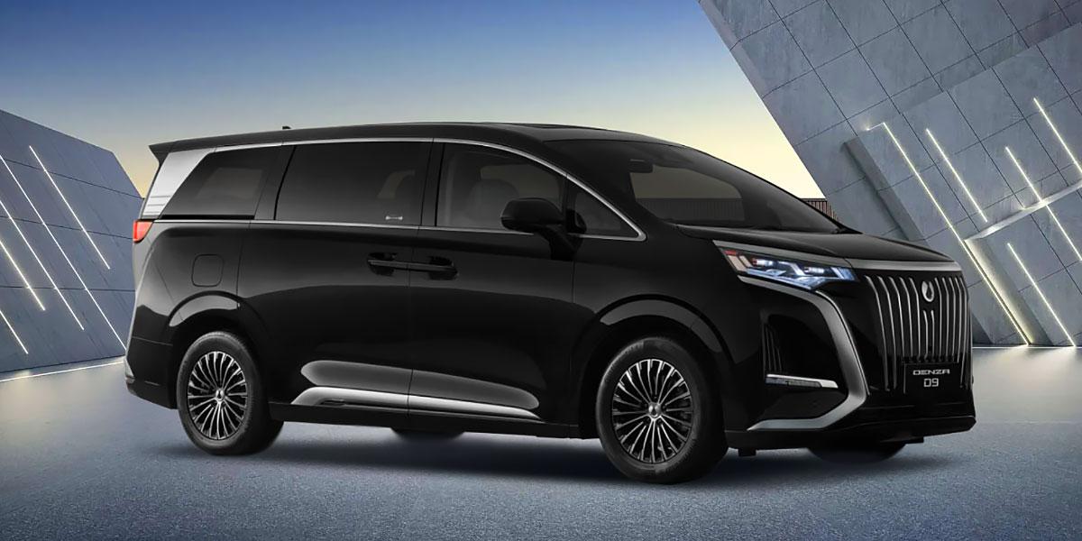 Denza D9: Ansicht von rechts