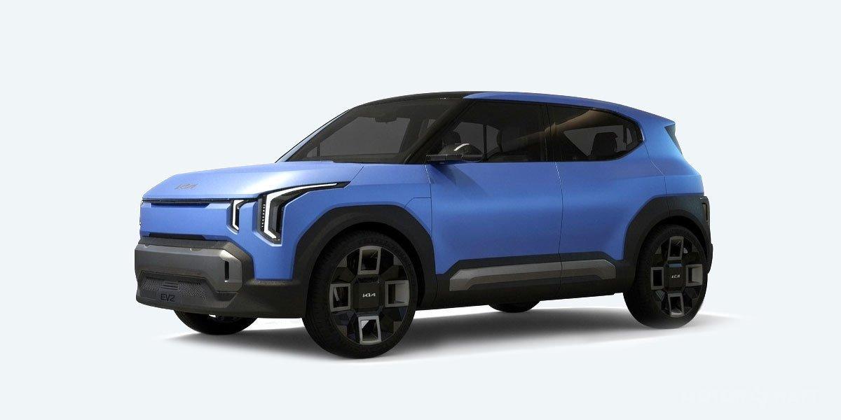 Kia EV2: Ansicht von links