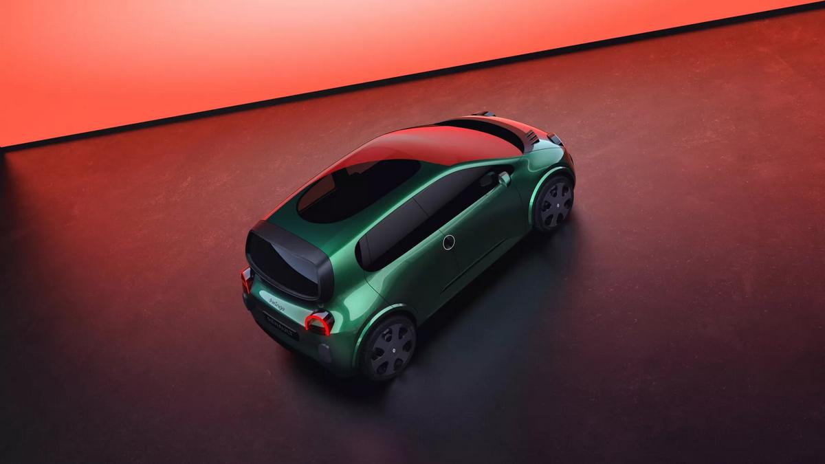Renault Twingo E-Tech: Draufsicht