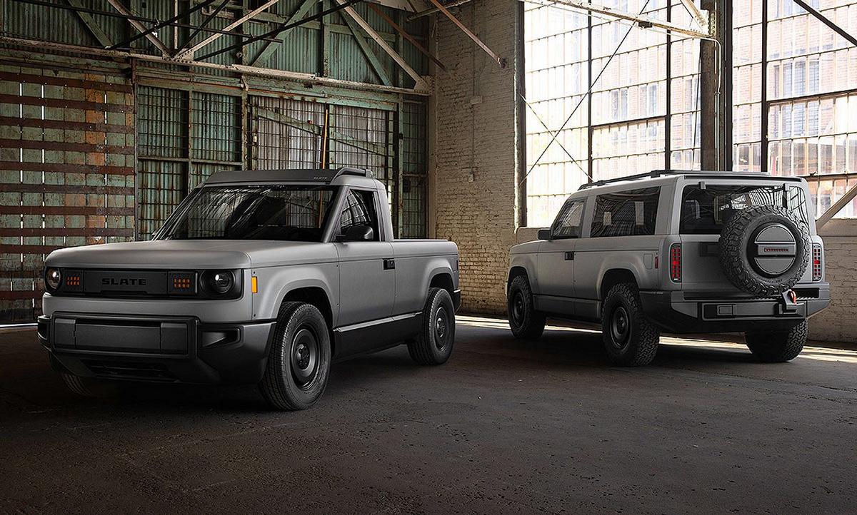 Slate Truck: Exterieur-Design