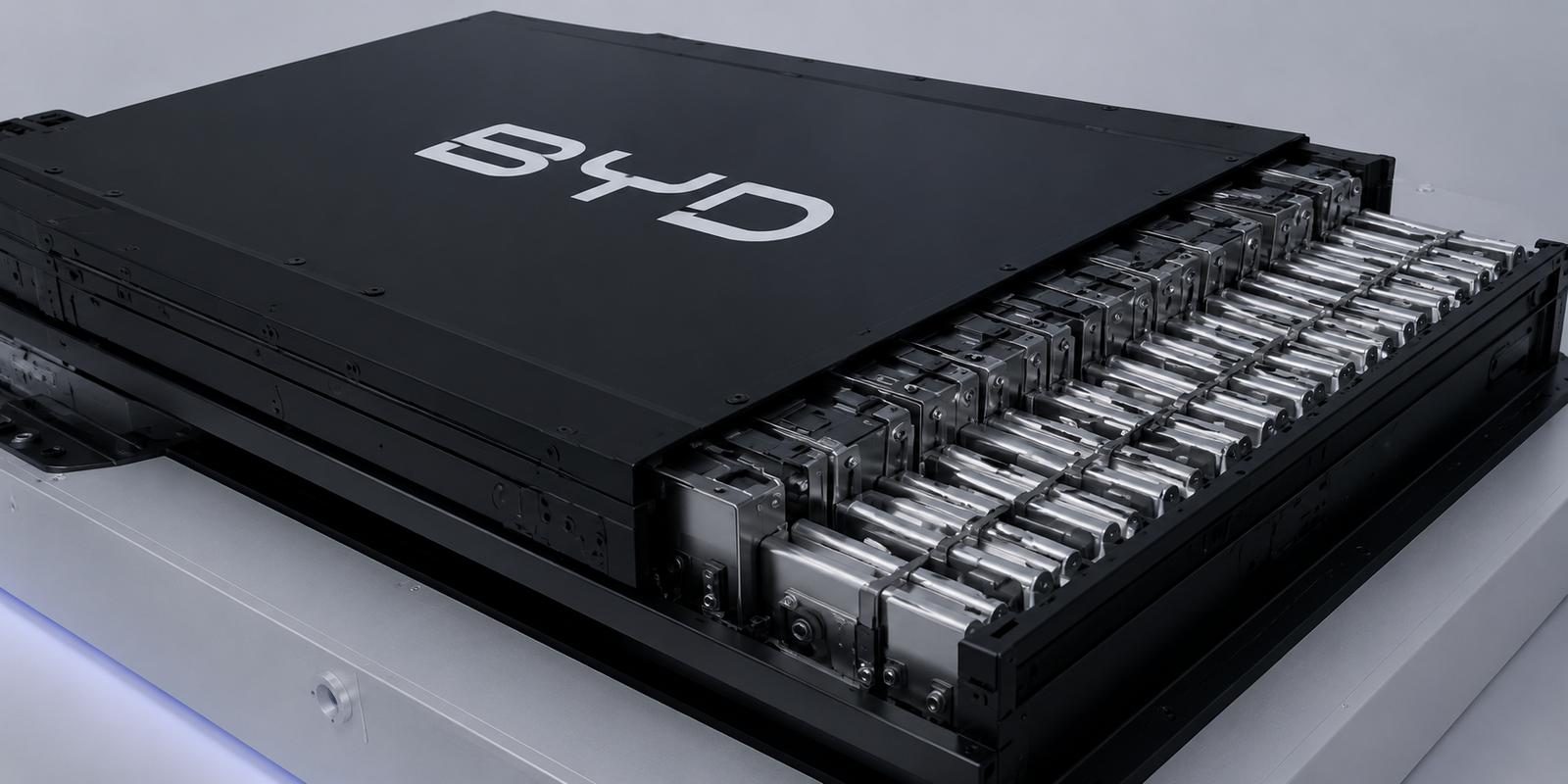 BYD Industriebatterie mit offenen Modulen