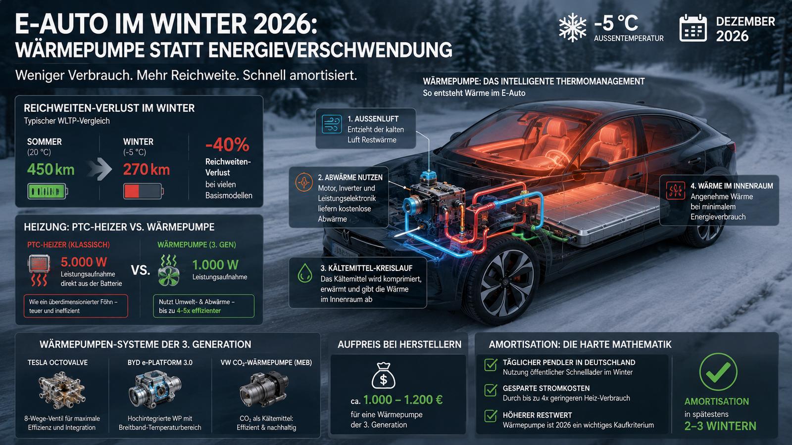 Wärmepumpe gegen Winterverluste