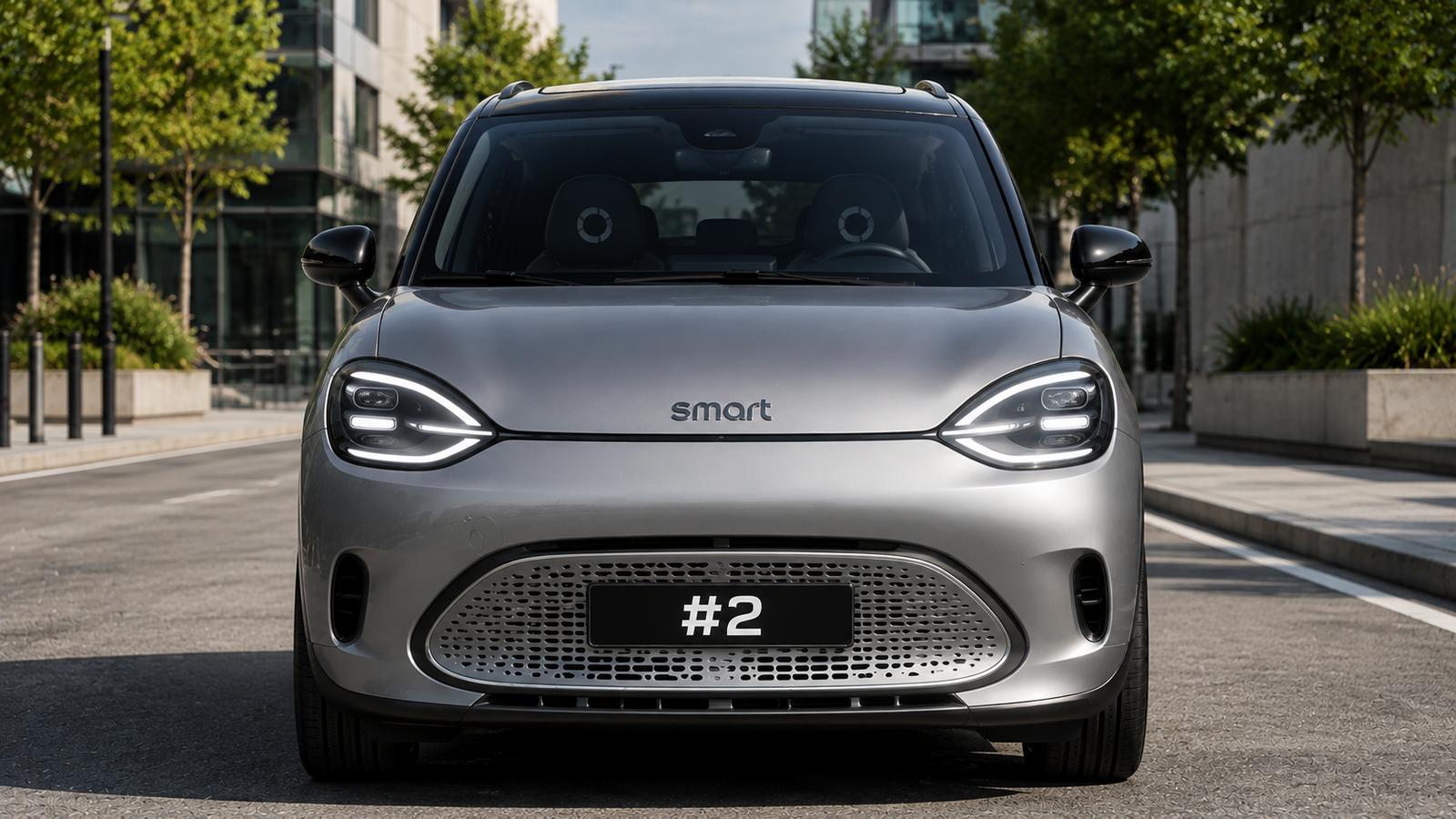 Smart #2 auf einer Stadtstraße