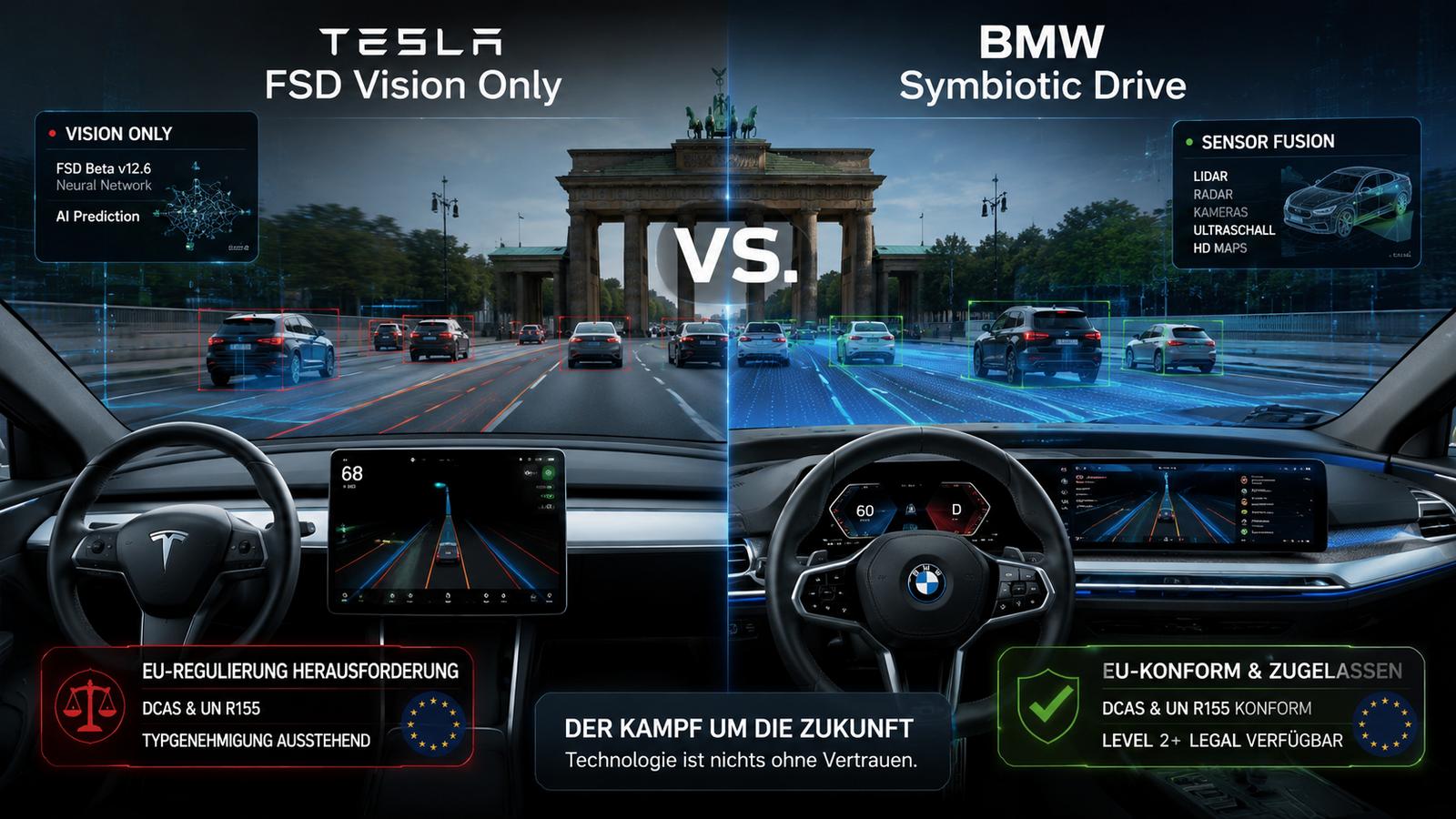 Tesla gegen BMW: Der Kampf der Autopiloten