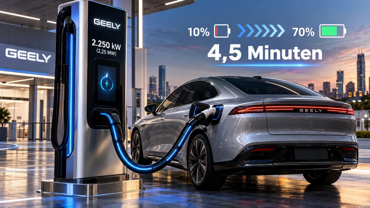 Geely gegen BYD: Megawatt-Laden der neuen Generation