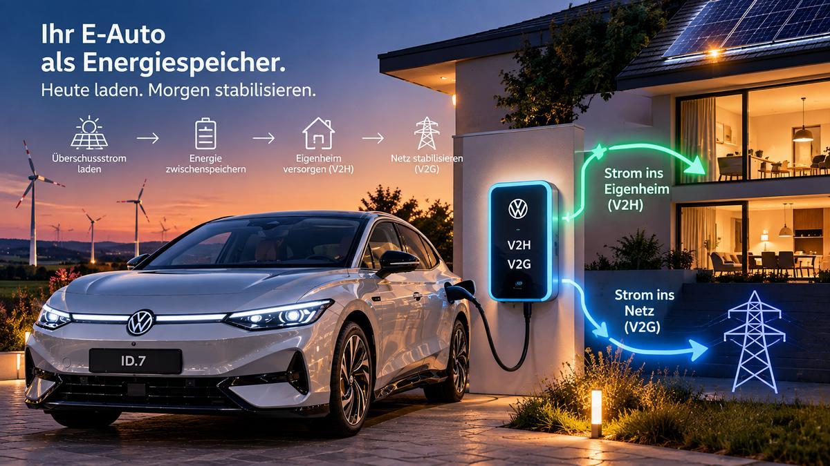 Das Elektrofahrzeug als Heimspeicher