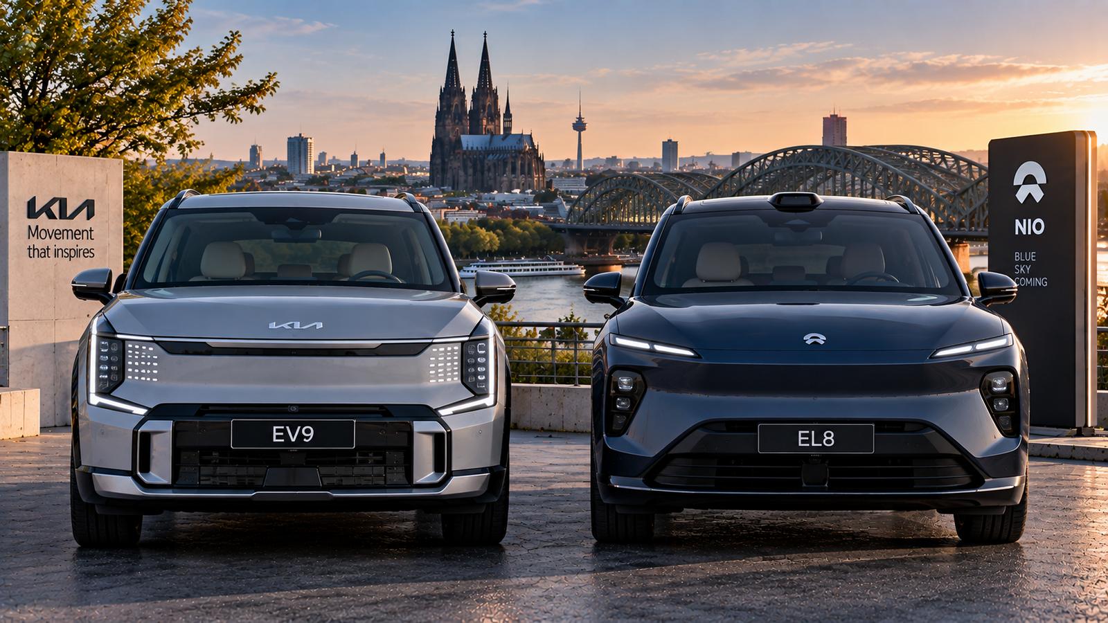 Kia EV9 gegen Nio EL8: Duell der Lade-Philosophien