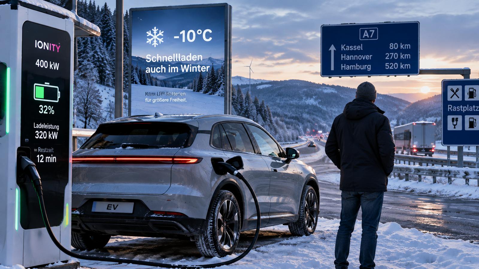 LFP-Akkus von CATL und BYD im Winter