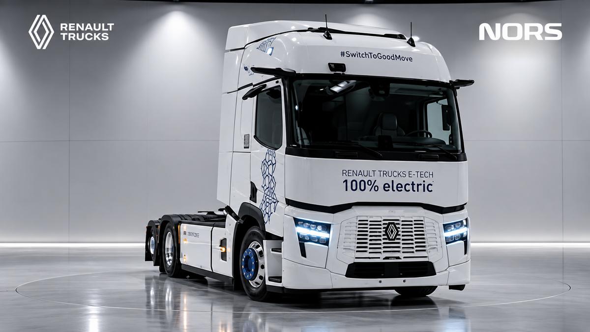 Renault E-Tech T 780: Ansicht von rechts