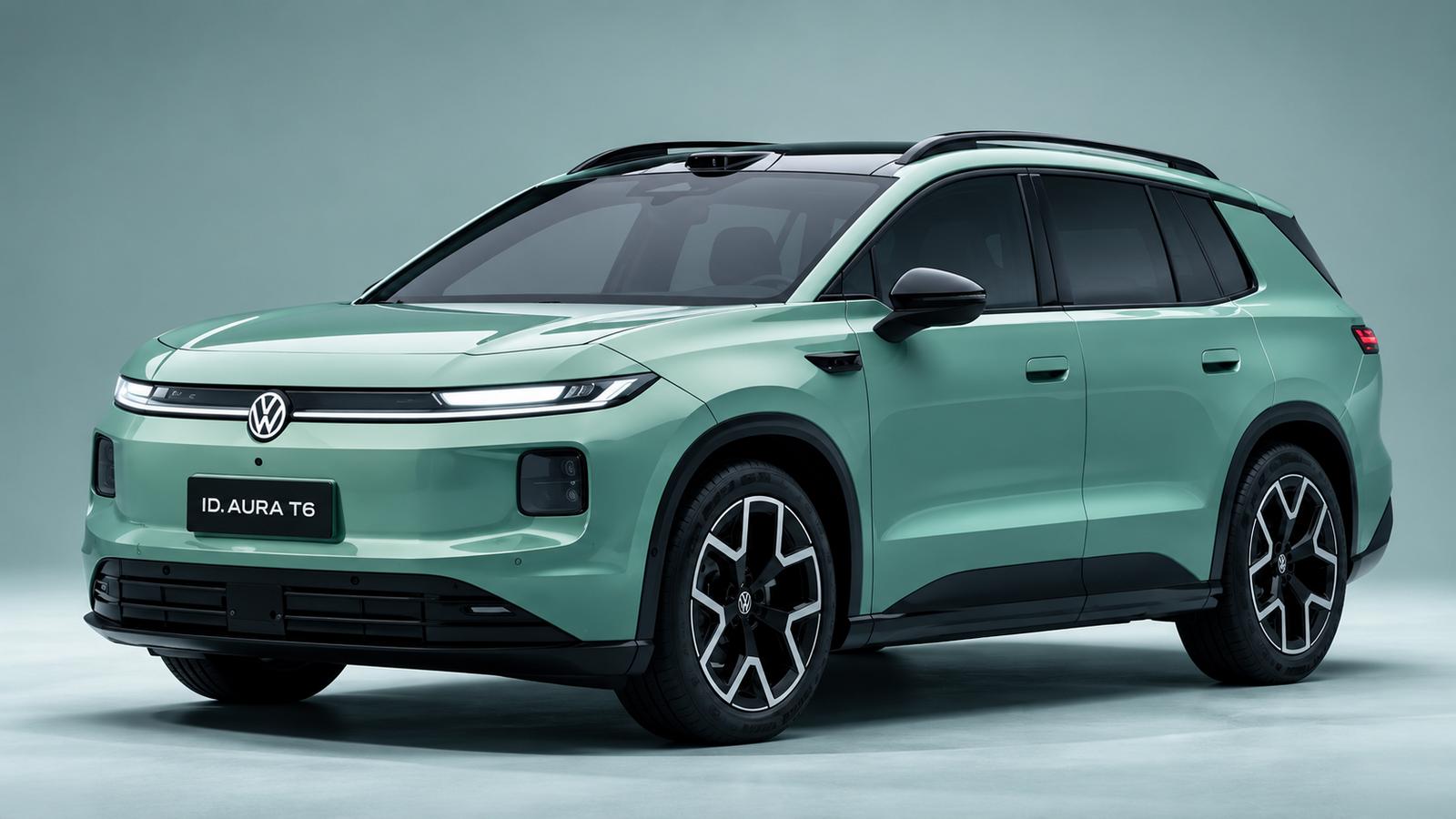 Neuwertiger Volkswagen ID. AURA T6 im Studio
