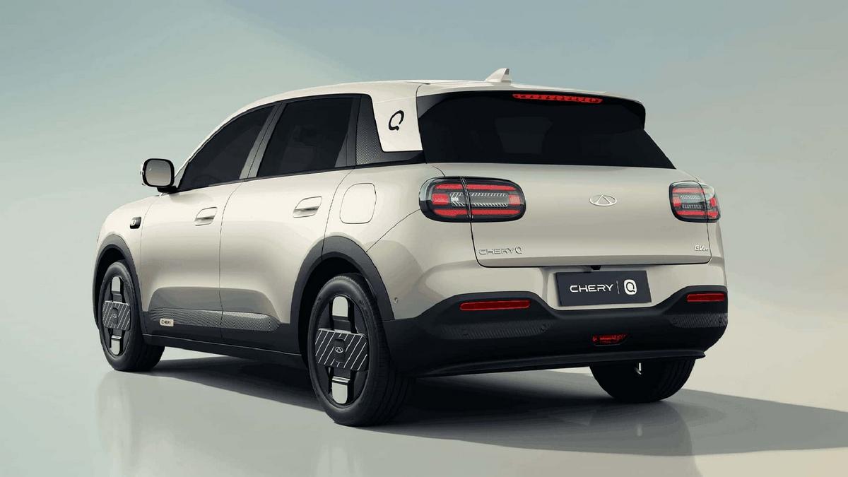 Chery Q: Rückansicht