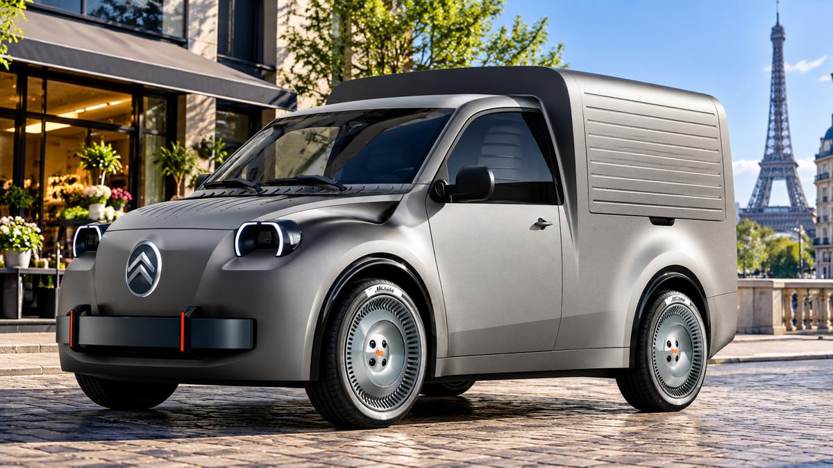 Citroën 2 CV Fourgonnette 2026: Die Ente kehrt als Elektro-Transporter ...