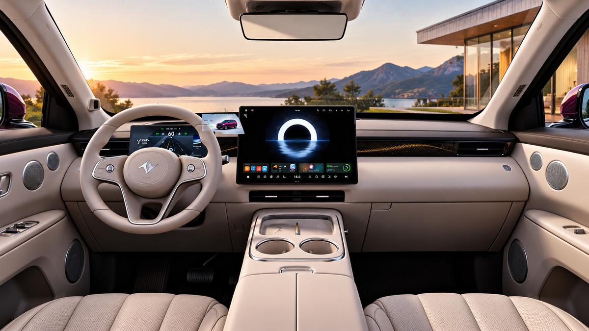 Dongfeng Yipai M8 Tianyuan: Innenraum und Infotainment