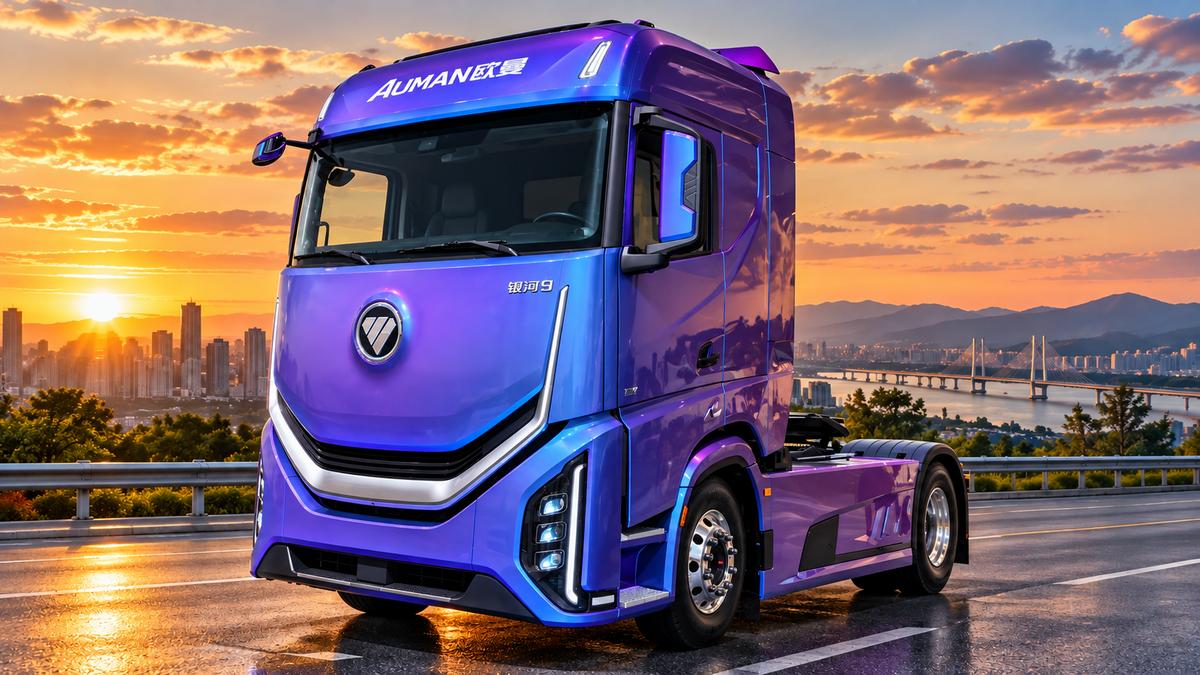 Foton e-Auman 18t: Ansicht von links